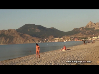 public nudity on seafront