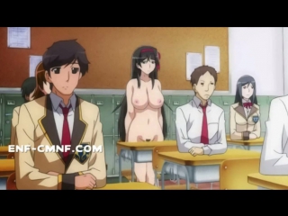 hentai forced nudity - schoolgirl ordered to strip naked in front of the whole class